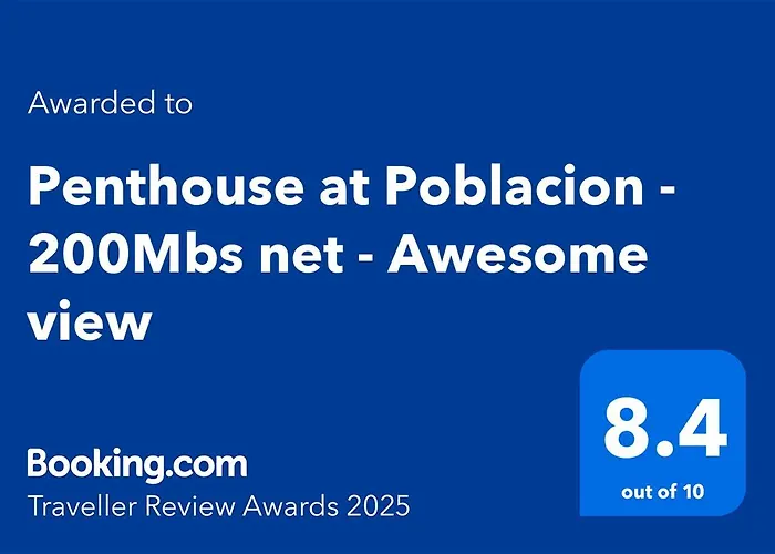 Penthouse At Poblacion - 200mbs Net - 50in Tv - Awesome View